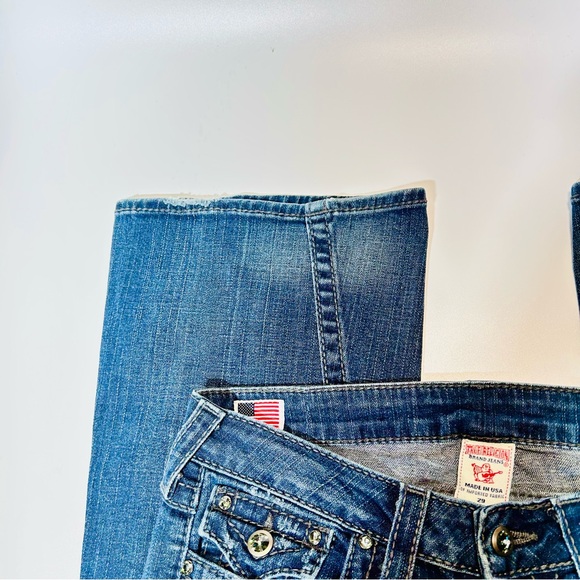 True Religion jeans Disco Joey Flare jeans mid rise Little stretch Size 29 - Picture 6 of 15